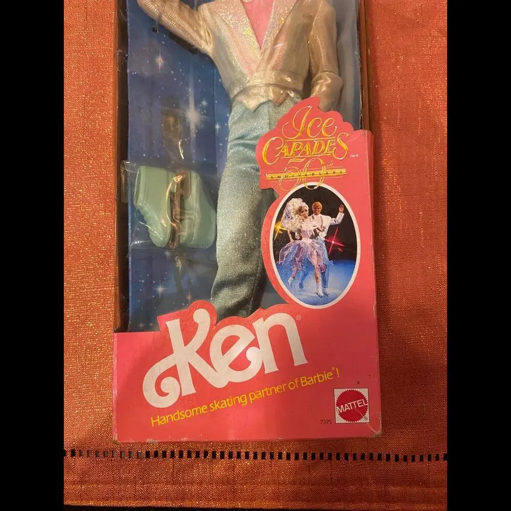 1989 Mattel Barbie‎ Ken Doll Ice Capades 7375 50th Anniversary Vintage NIB